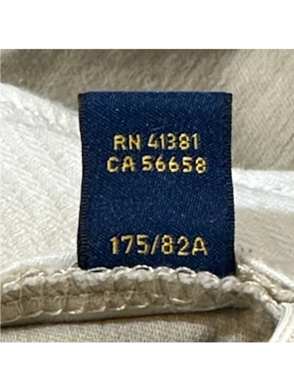 Polo Ralph Lauren Men’s 32x32 Stretch Straight Fit Khaki Chino Pants